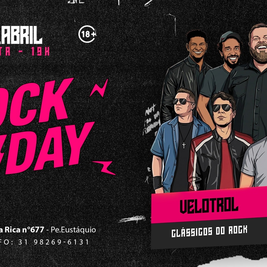 ROCK FRIDAY |ROCKFIELD & VELOTROL|10/04| ROTA 677 | 19H