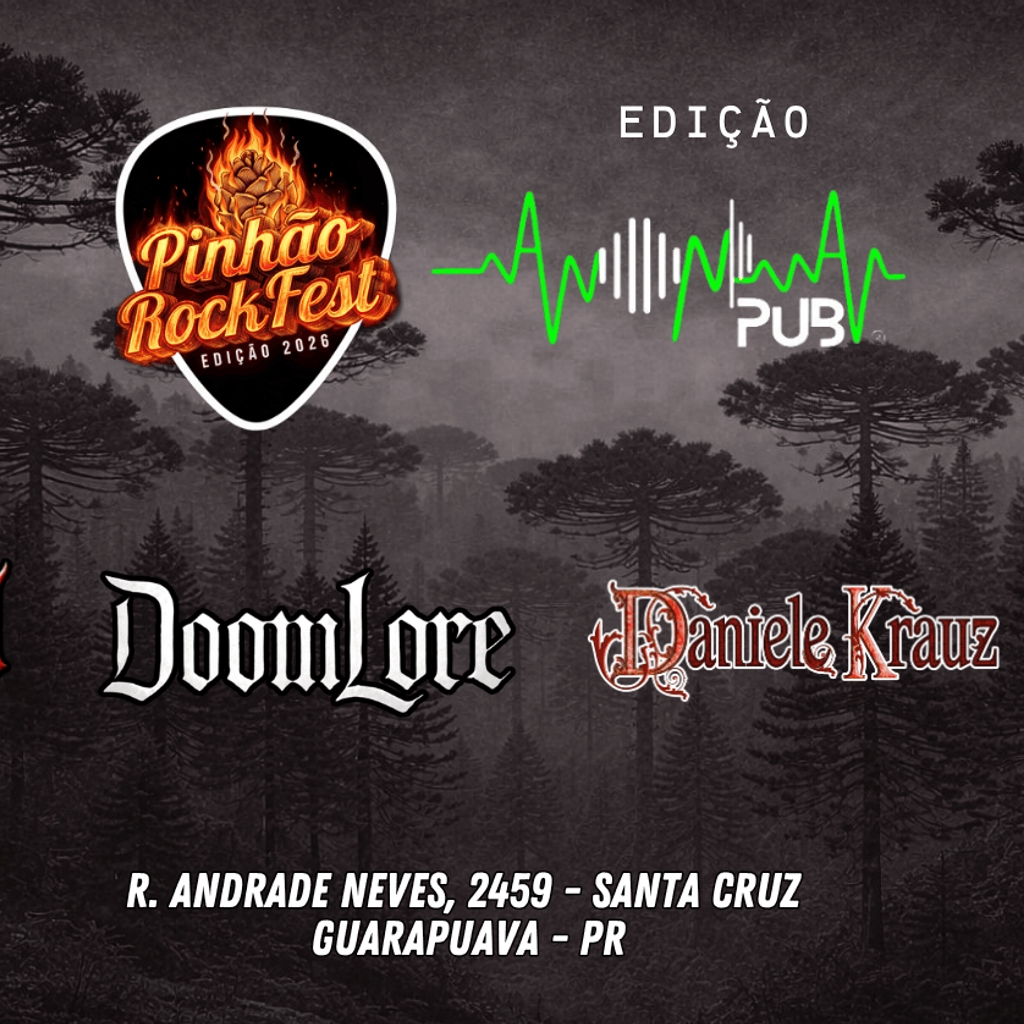 Pinhão RockFest 2026 - Edição Anônima Pub