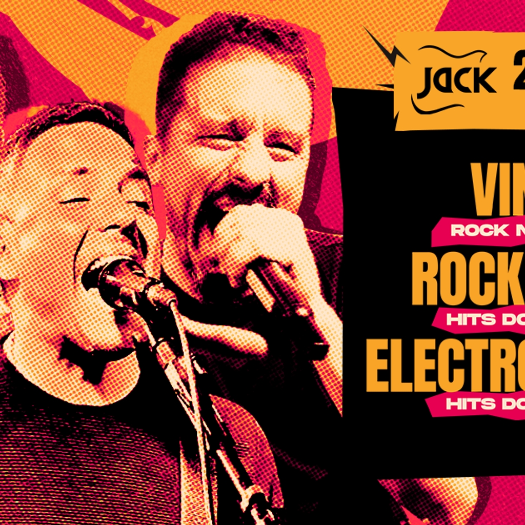 SÁBADO JACK! VINIL (ROCK N' HITS) + ROCKFIELD (HITS DO ROCK) + ELECTRO VOLTZ (HITS DO ROCK)