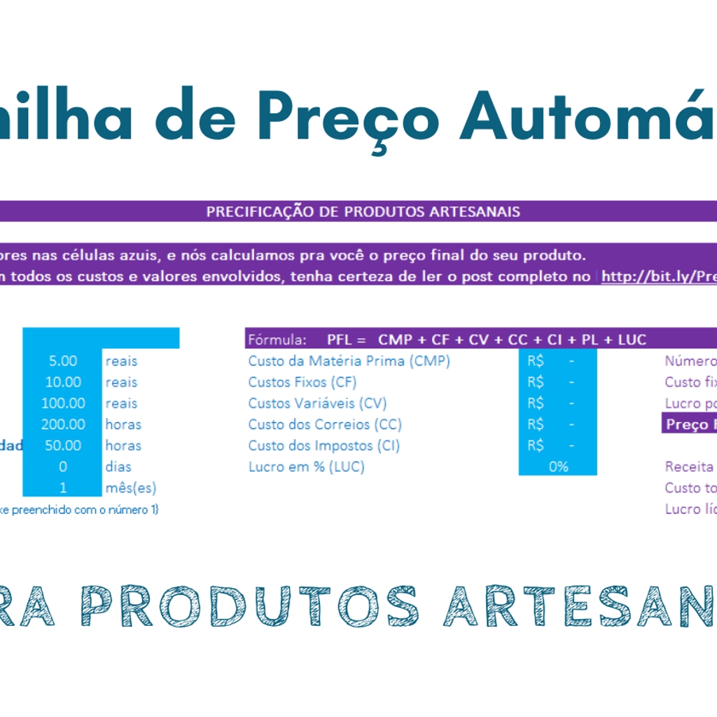 Planilha Automática para Artesãs
