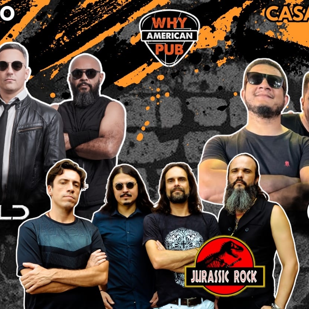 SEXTA WHY 29/05 - ROCKFIELD + JURASSIC ROCK + ELECTRO VOLTZ