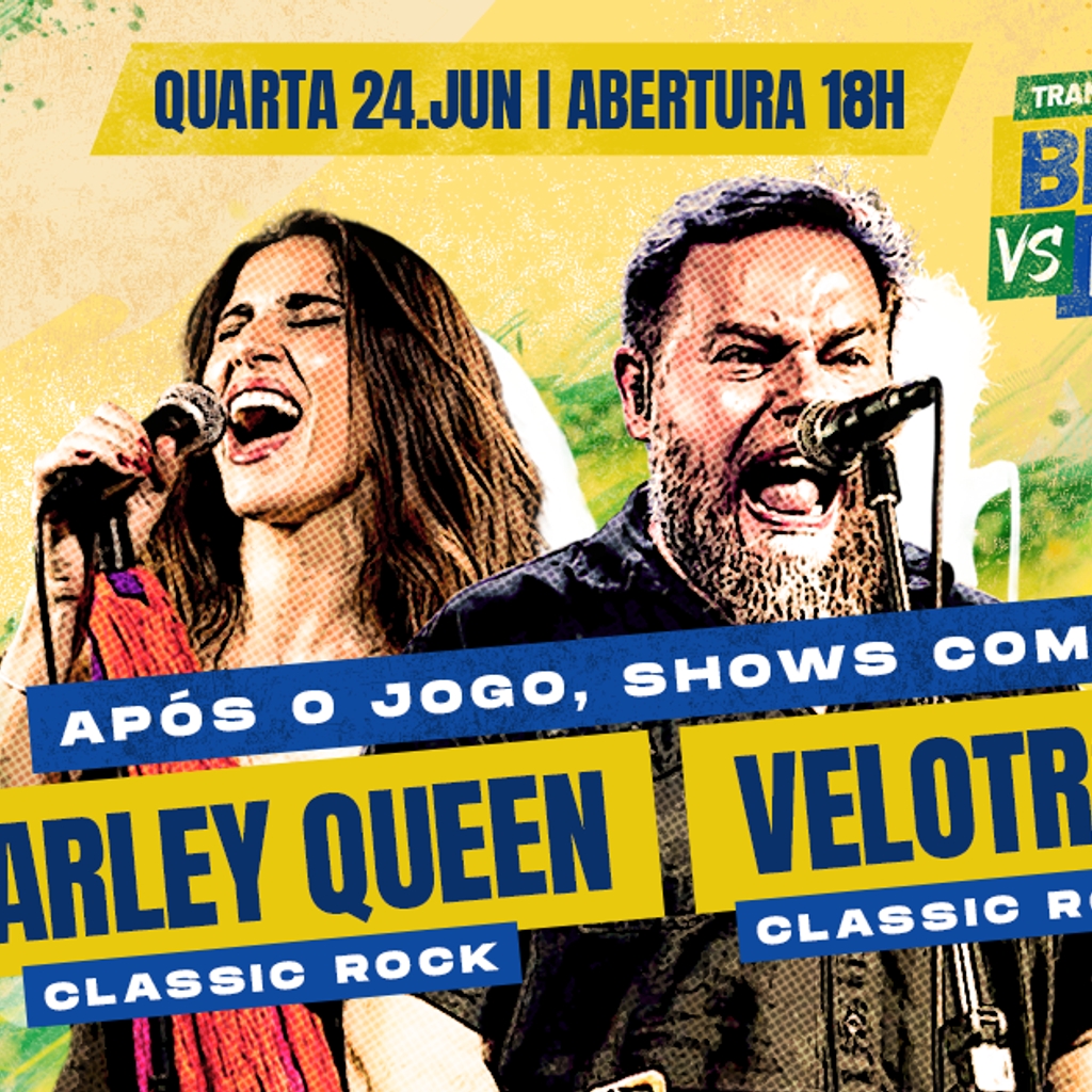 QUARTA JACK NA COPA! HARLEY QUEEN (CLASSIC ROCK) + VELOTROL (CLASSIC ROCK)