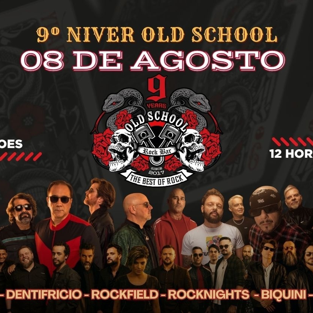 9º YEARS OLD SCHOOL ROCK BAR