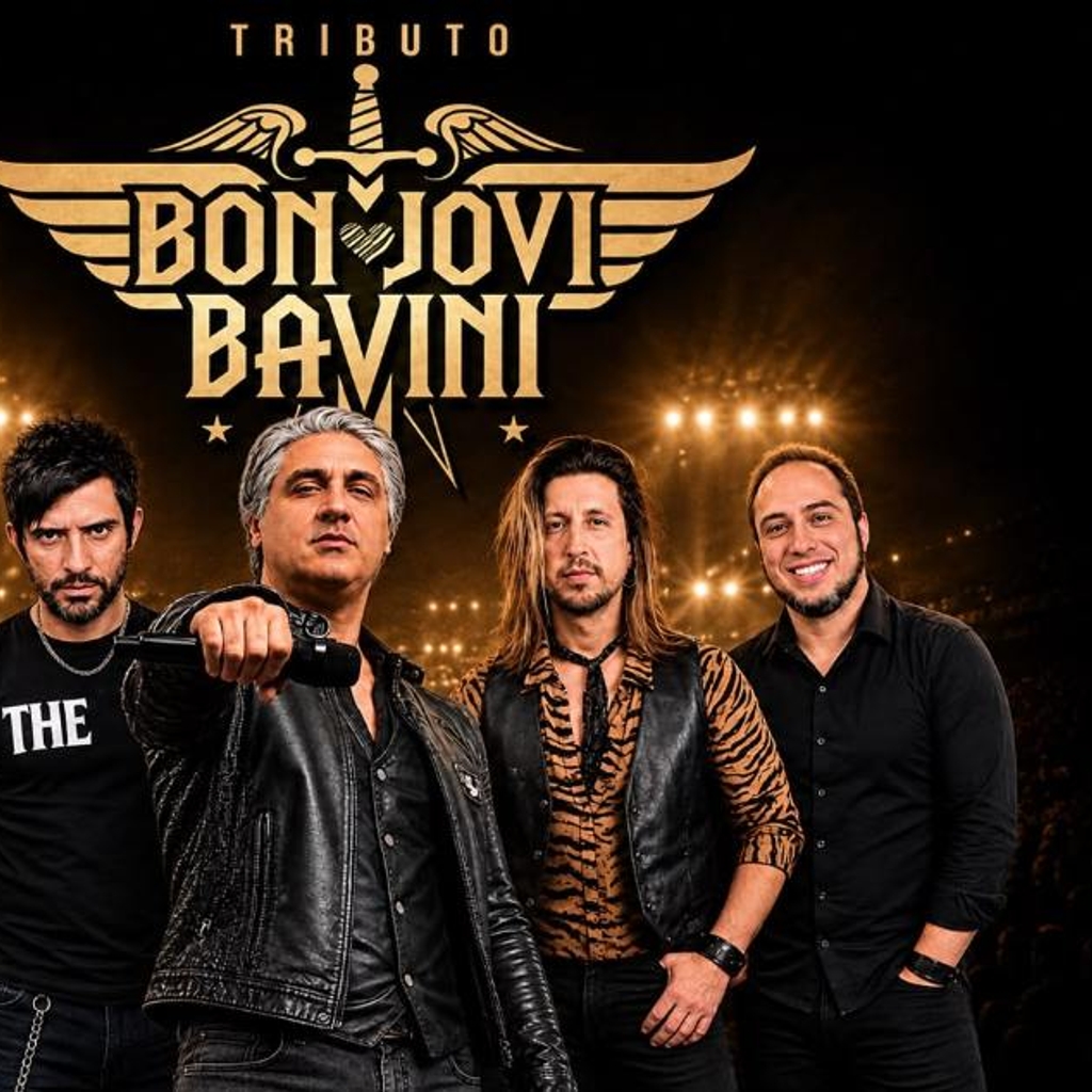 Tributo Bon Jovi Bavini  Sábado, 12 de setembro às 20h