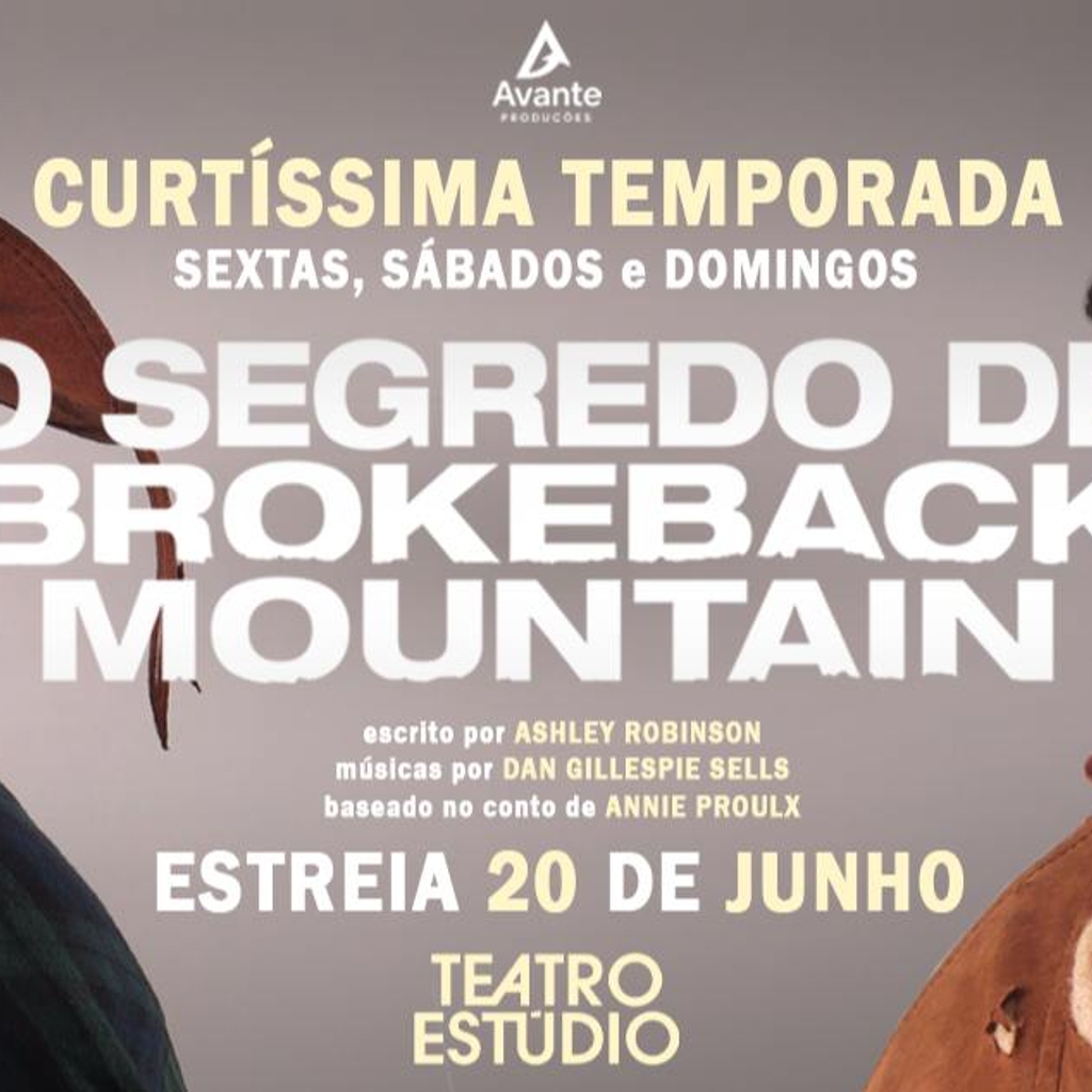 O Segredo de Brokeback Mountain no TEATRO ESTÚDIO