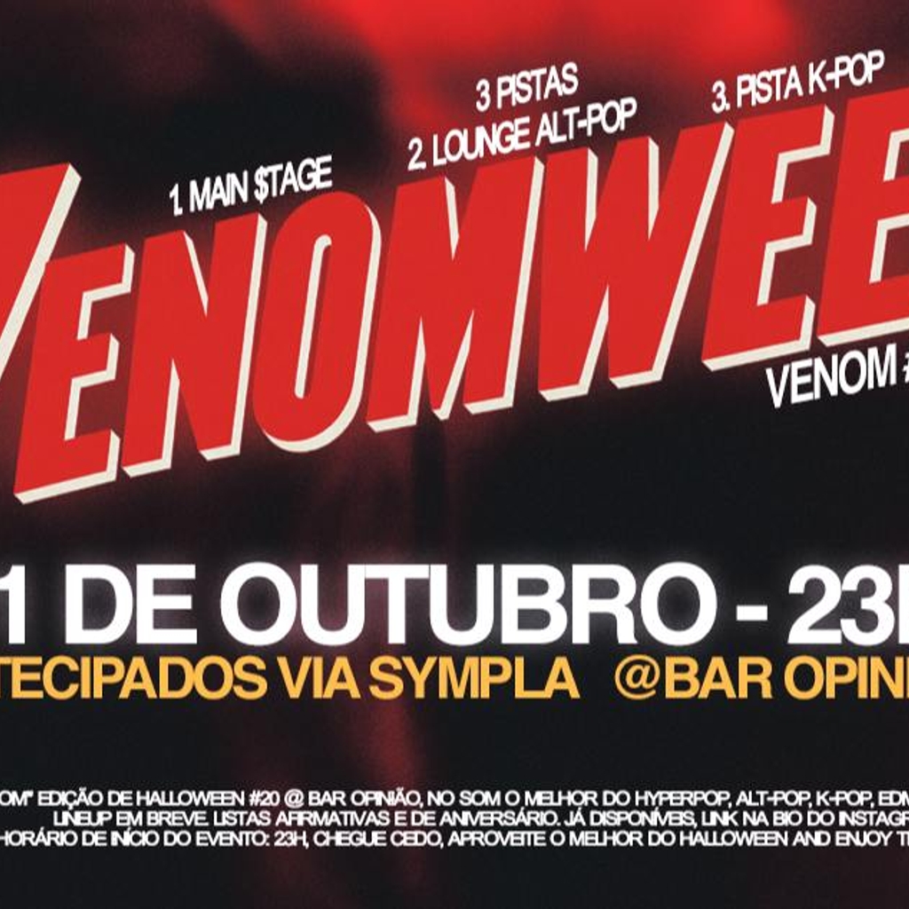 VENOM #20 :: VENOMWEEN :: BAR OPINIÃO :: 31/10/26