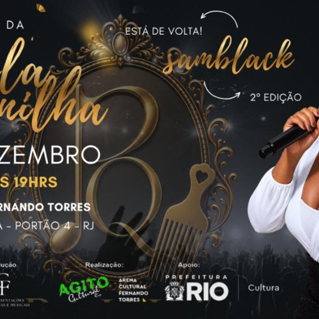 SAMBLACK II com PAULA QUINTANILHA