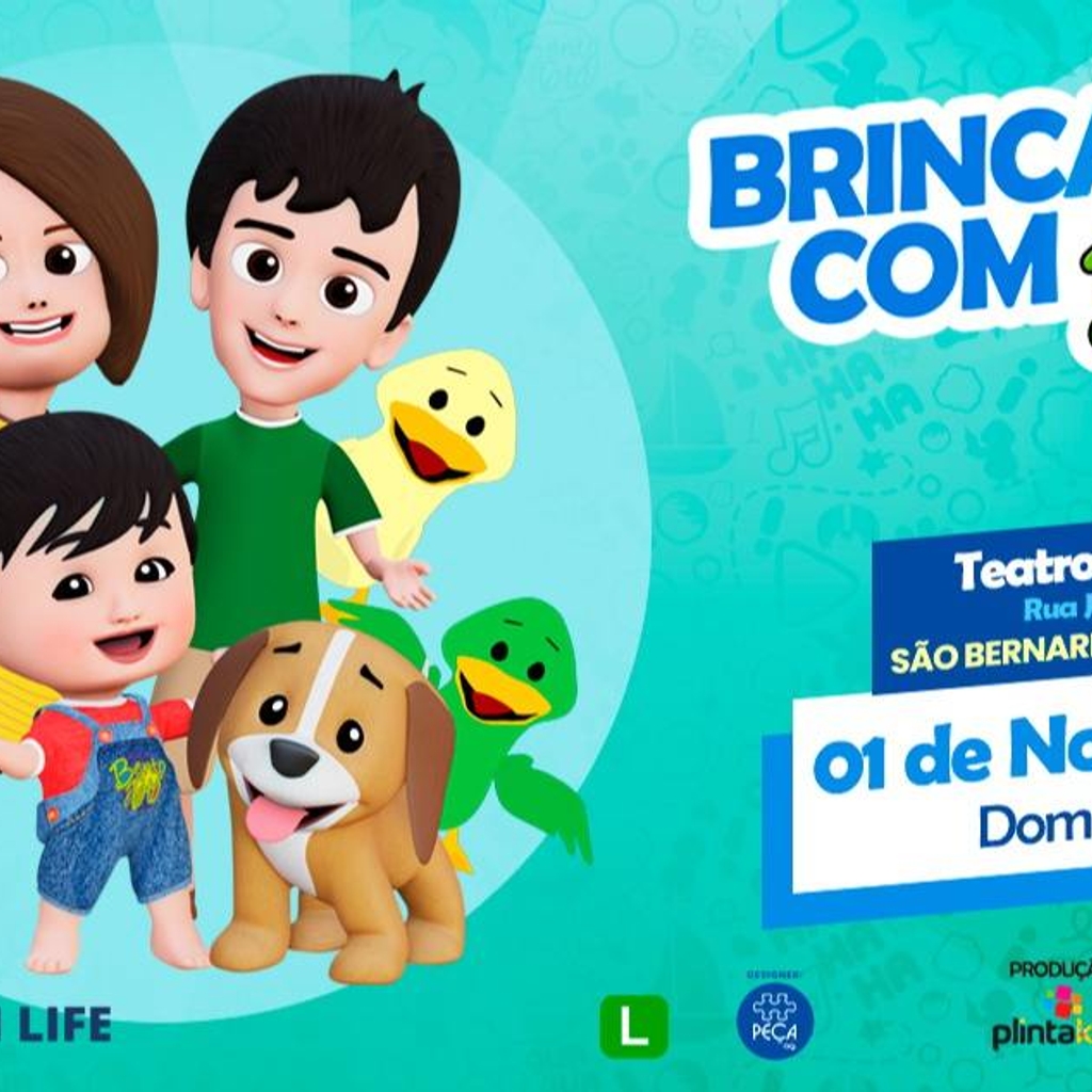 Brincando com o Bento e Totó  01 nov  Domingo 15h