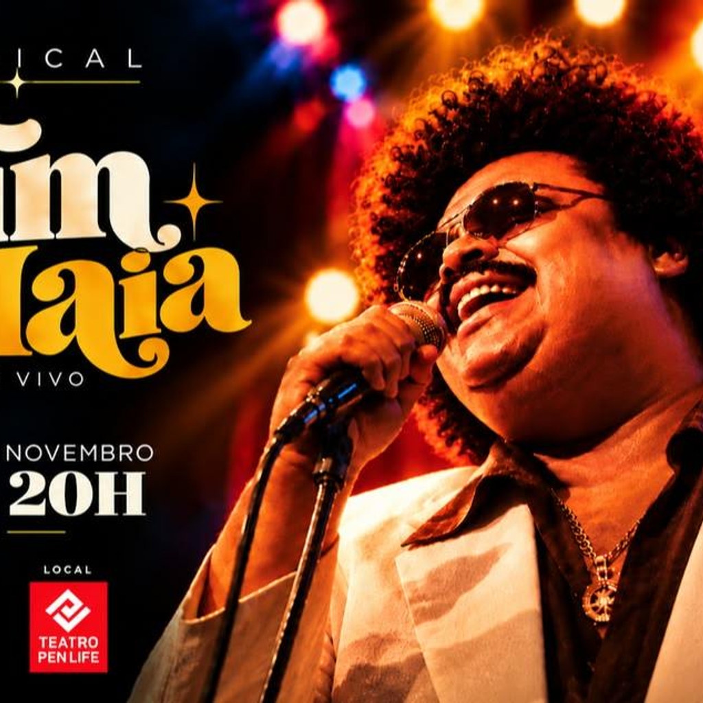 Musical Tim Maia – Com Banda ao Vivo  19 de novembro 🕣 Quinta às 20h